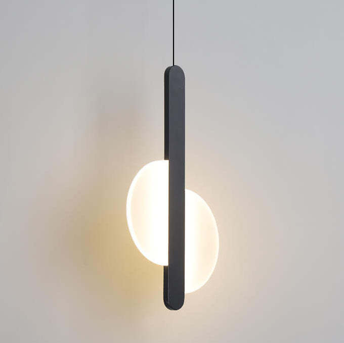 Minimalist Metal Round LED Pendant Light