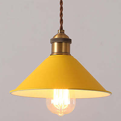 Nordic Macaron Bell Metal Pendant Light
