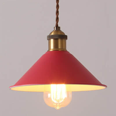 Nordic Macaron Bell Metal Pendant Light