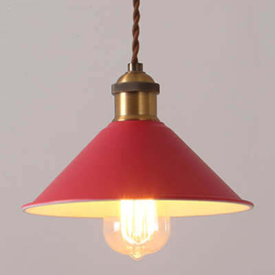 Nordic Macaron Bell Metal Pendant Light