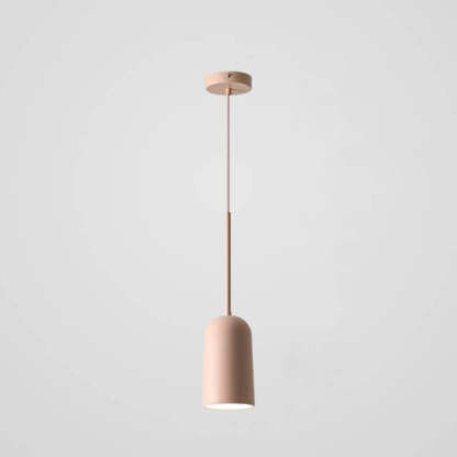Minimalist Macaron Geometric Metal Pendant Light