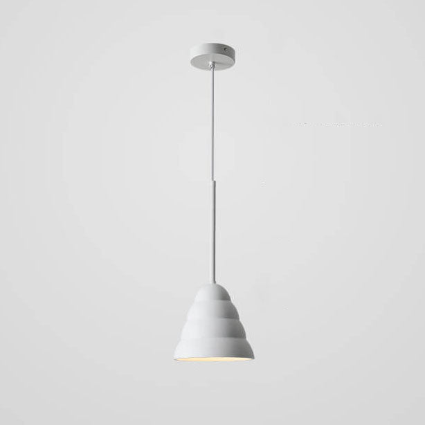 Minimalist Macaron Geometric Metal Pendant Light