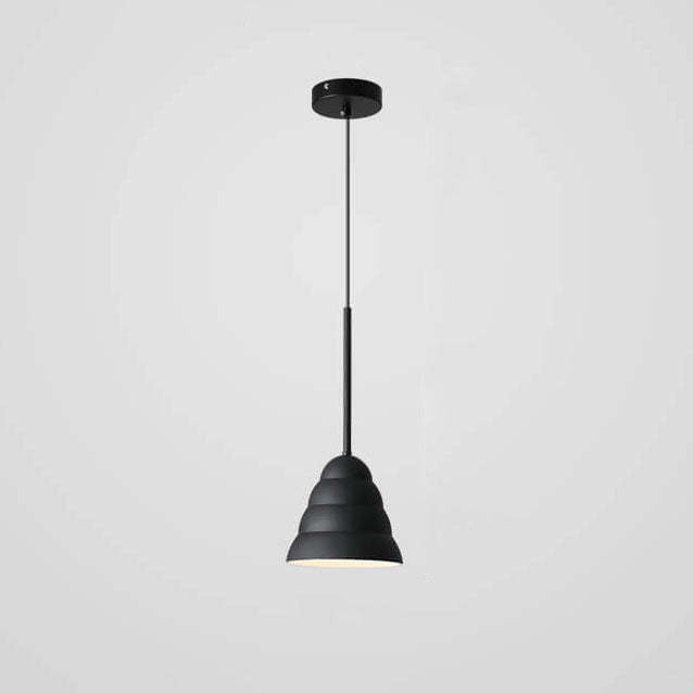 Minimalist Macaron Geometric Metal Pendant Light