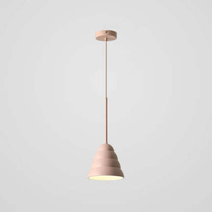 Minimalist Macaron Geometric Metal Pendant Light