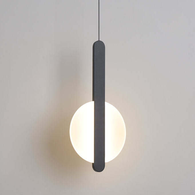 Minimalist Metal Round LED Pendant Light