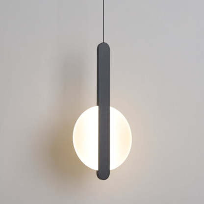 Minimalist Metal Round LED Pendant Light