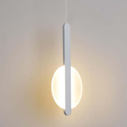 Minimalist Metal Round LED Pendant Light