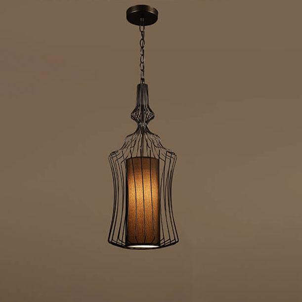 Industrial Retro Metal Birdcage Lantern Pendant