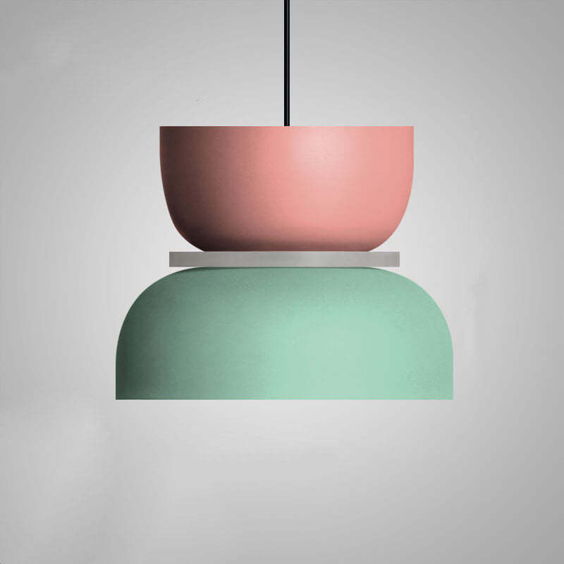Nordic Colorful Macaron LED Pendant Light
