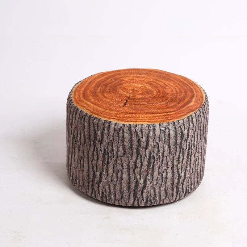 Contemporary Fabric Chair — Orange