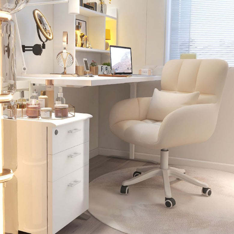 Minimalist Velvet Metal Padded Vanity Stool