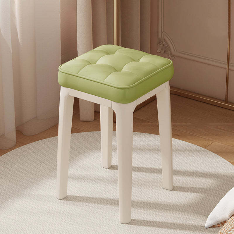 Minimalist padded vanity green vanity stools, Lighom