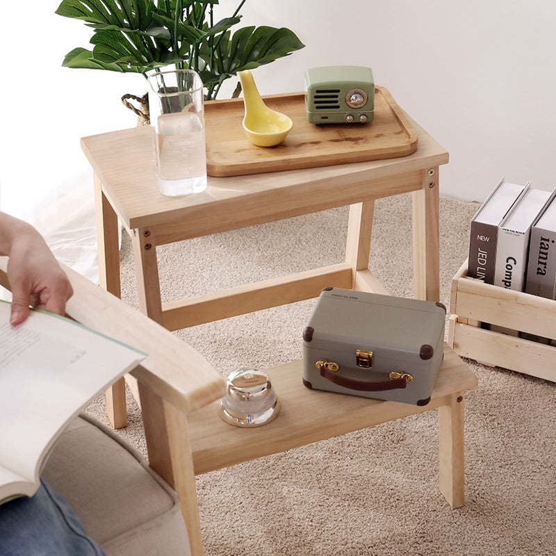 Minimalist Wood Ladder Step Stool