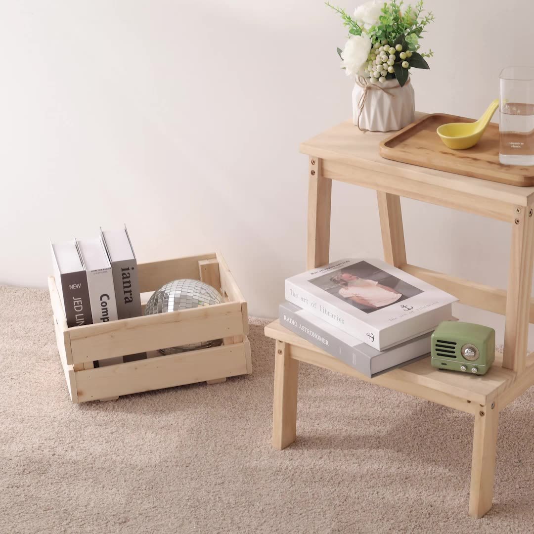 Minimalist Wood Ladder Step Stool
