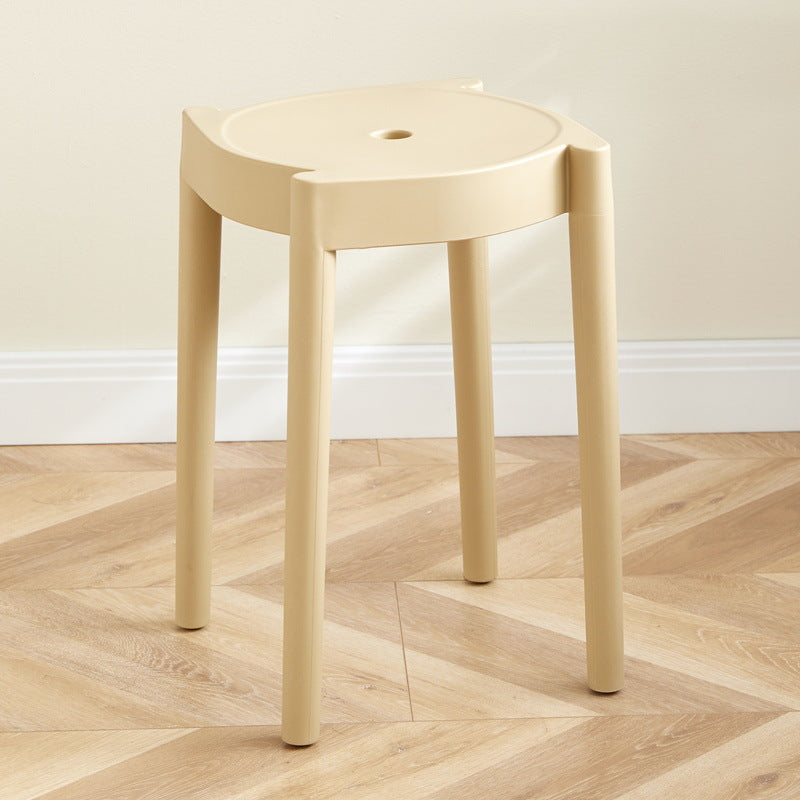 Minimalist Plastic Round Chair