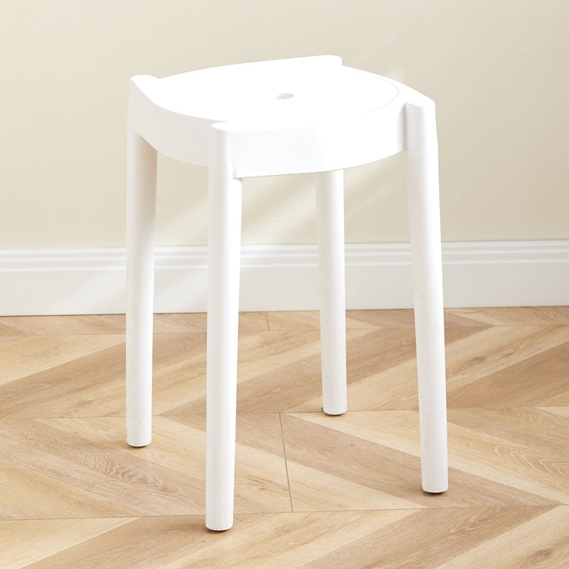 Minimalist Plastic Round Chair