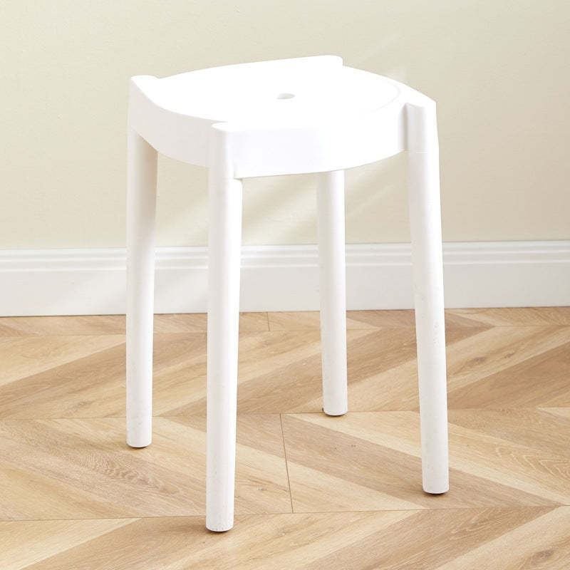 Minimalist Plastic Round Chair