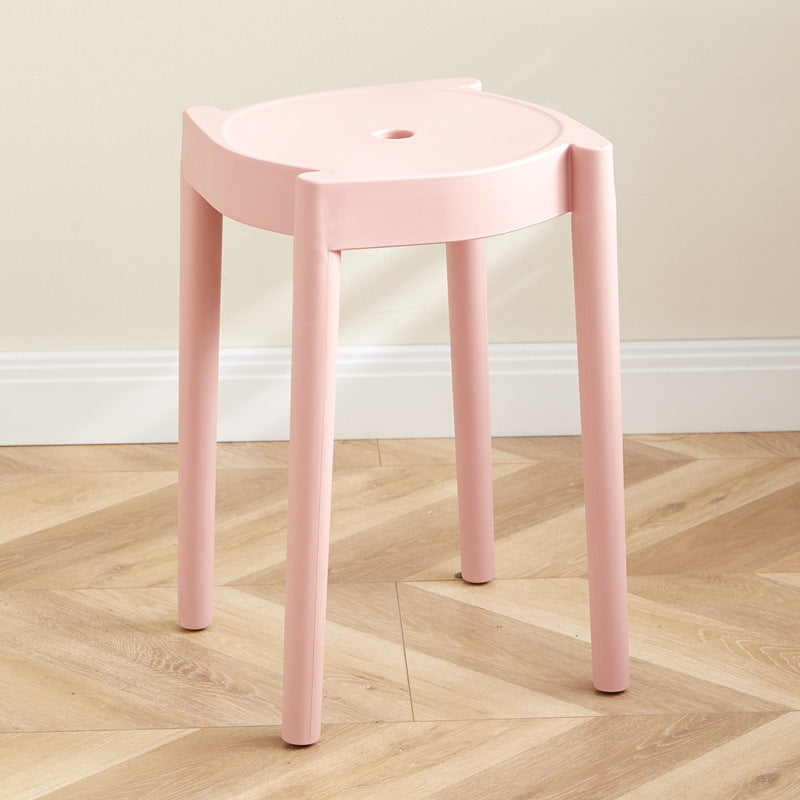 Minimalist Plastic Round Chair