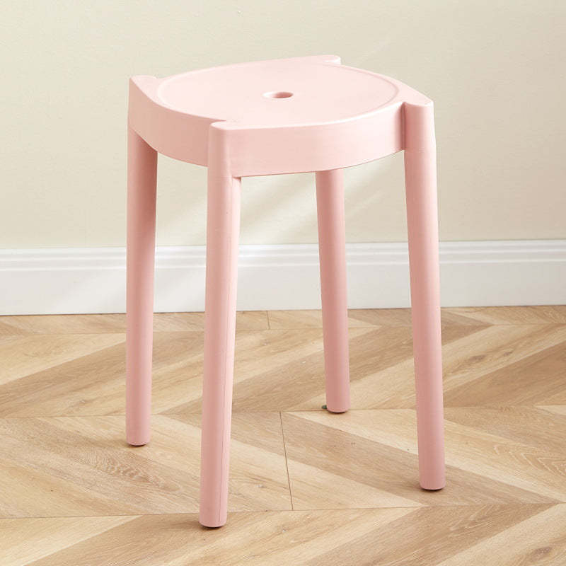 Minimalist Plastic Round Chair