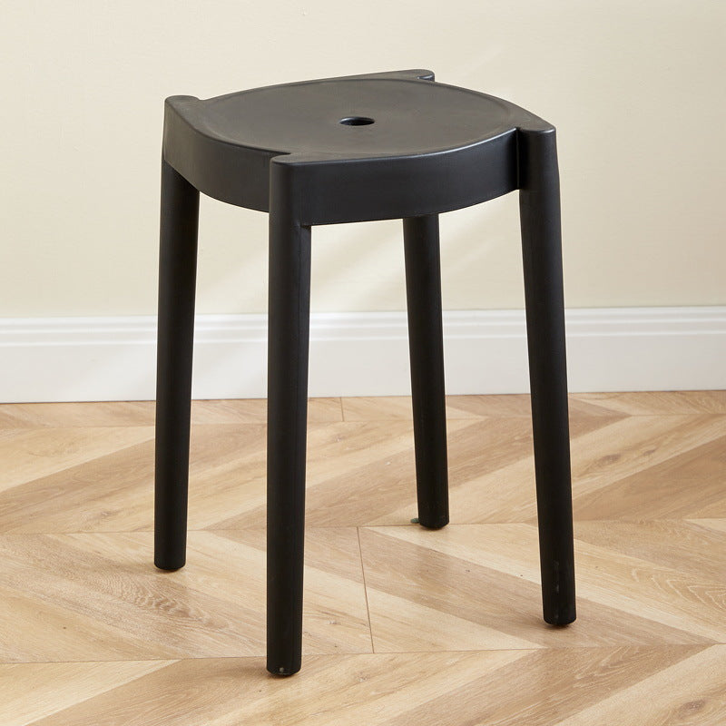 Minimalist Plastic Round Chair