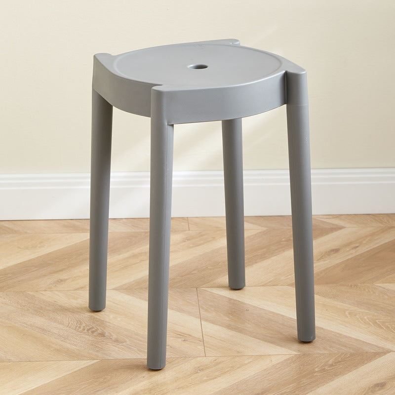Minimalist Plastic Round Chair