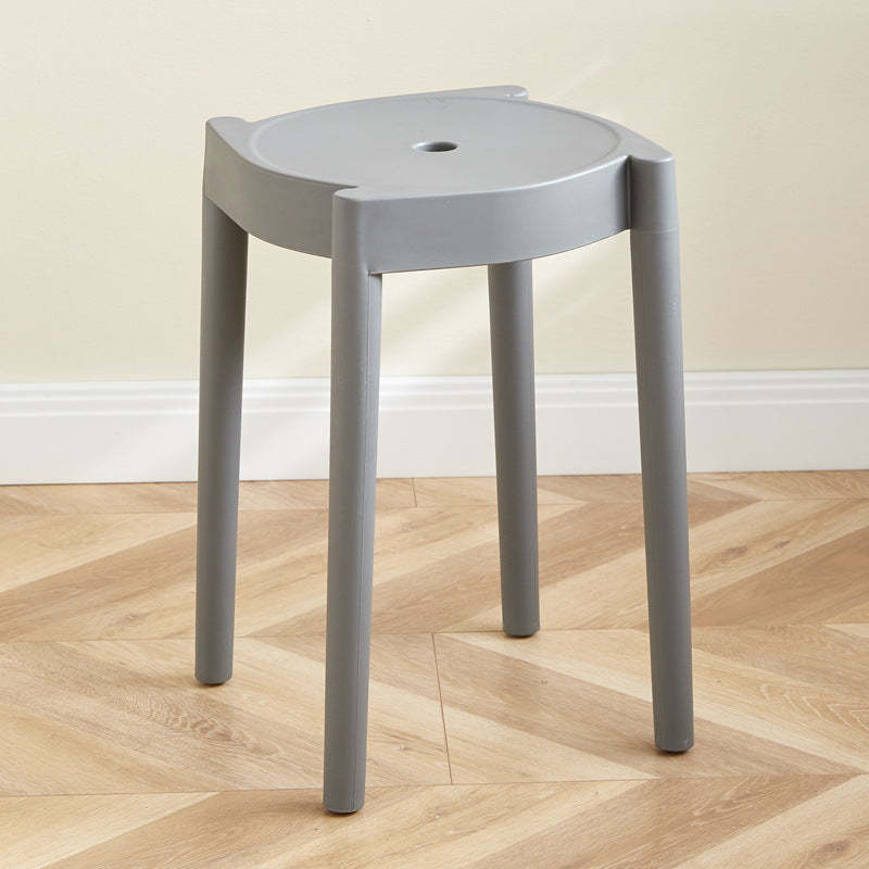Minimalist Plastic Round Chair