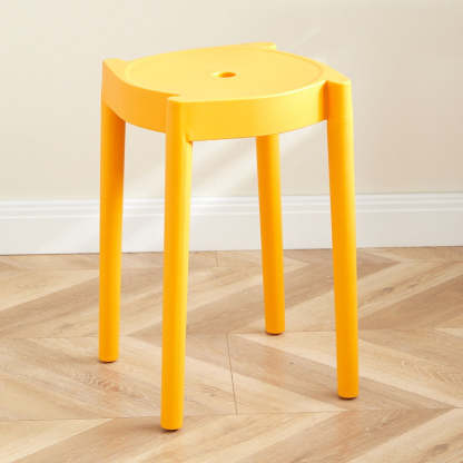 Minimalist Plastic Round Chair