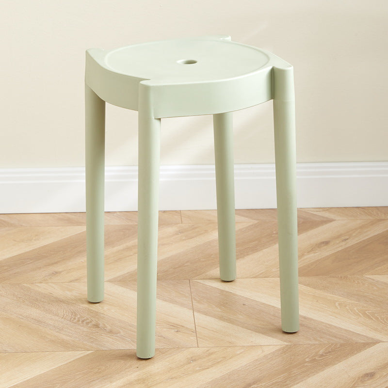 Minimalist Plastic Round Chair
