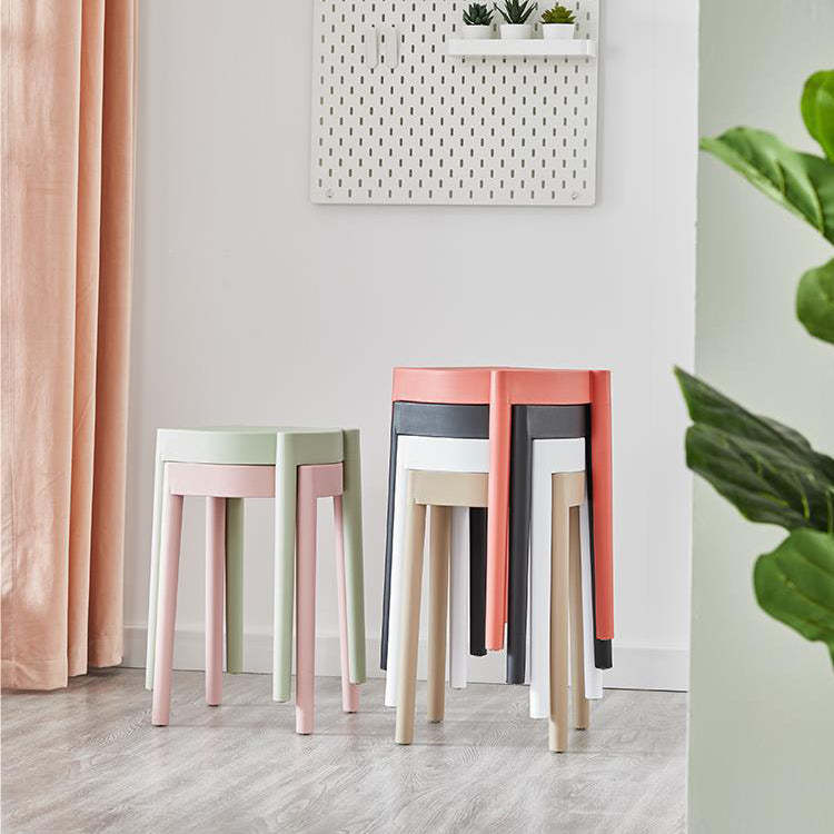 Minimalist Plastic Round Chair