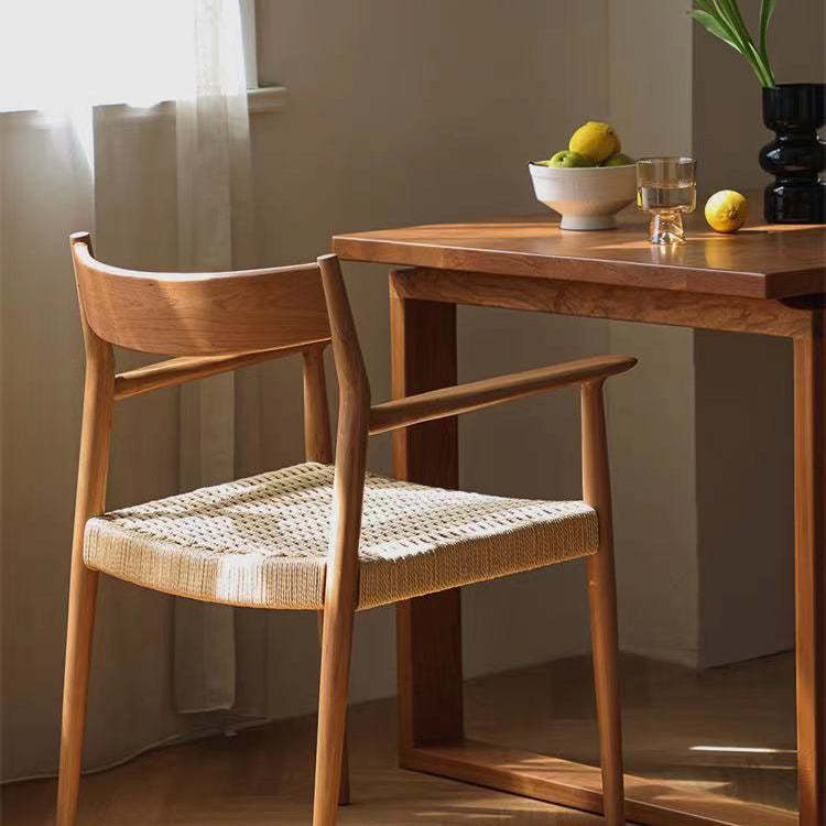 Nordic Wood Nightstand — Walnut