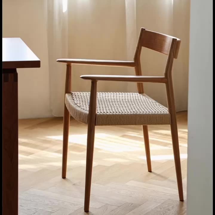 Nordic Wood Nightstand — Wood Color