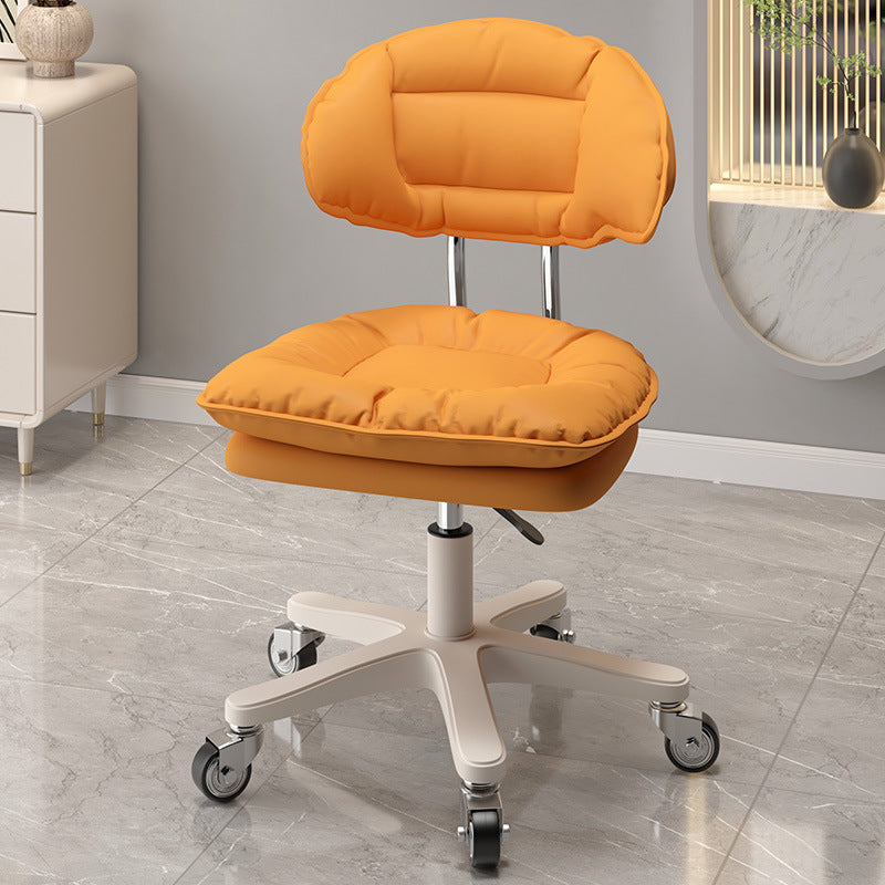 Minimalist PU Leather Steel Desk Chair