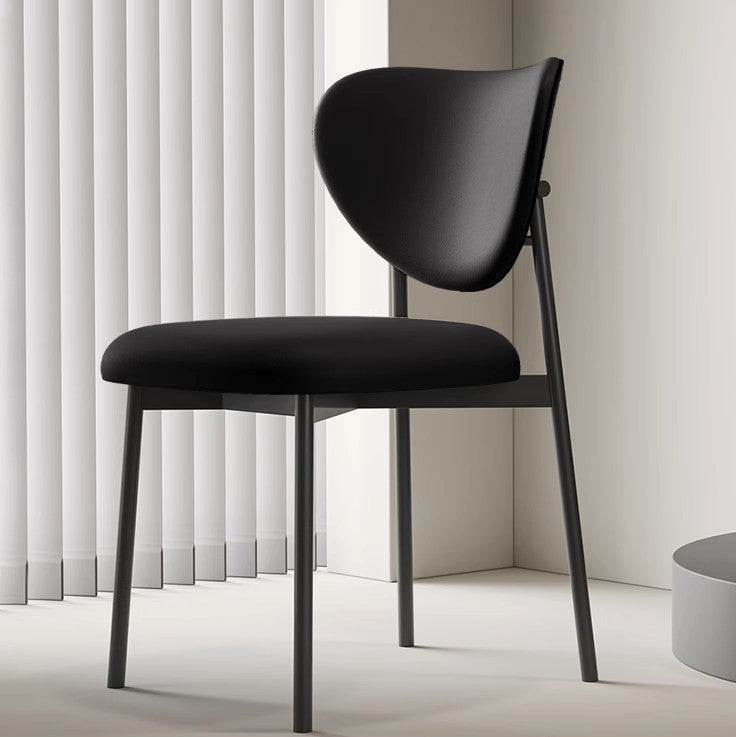 Mid-Century Leather Chair — White