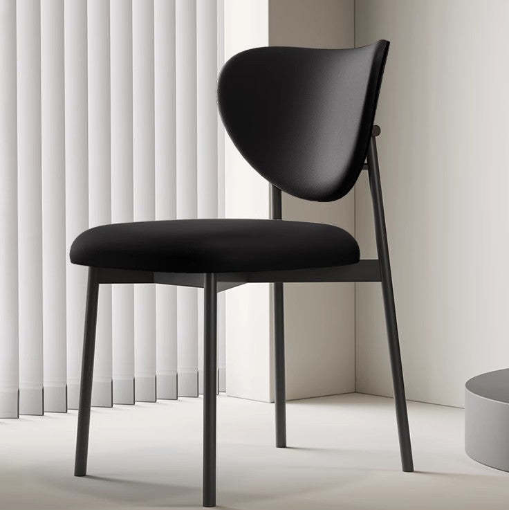 Mid-Century Leather Chair — White
