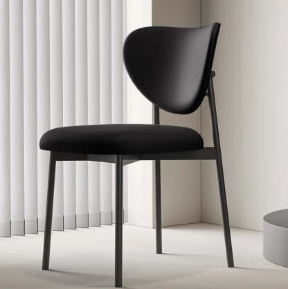 Mid-Century Leather Chair — White