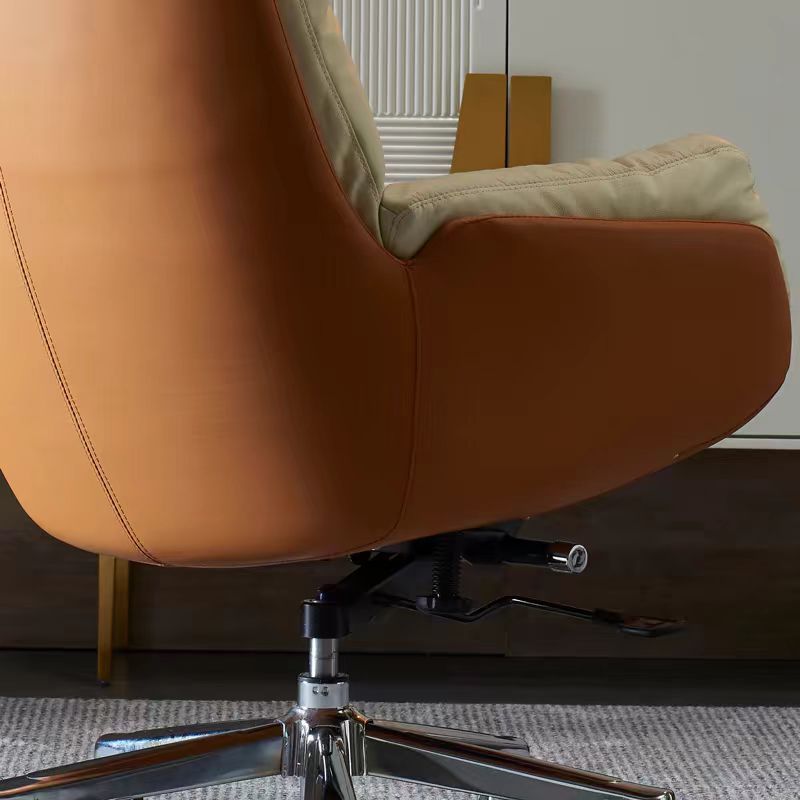 Minimalist Leather Desk Chair