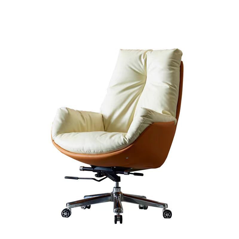 Minimalist Leather Desk Chair