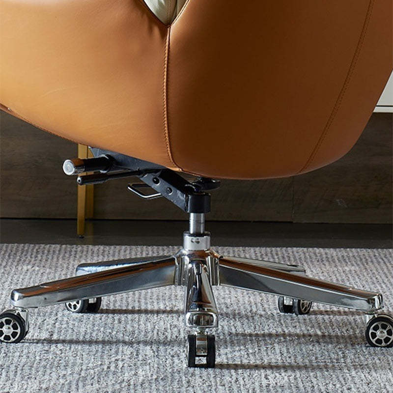Minimalist Leather Desk Chair