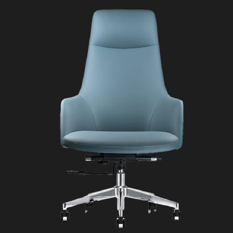 Minimalist Leather Adjustable Swivel Desk Chair