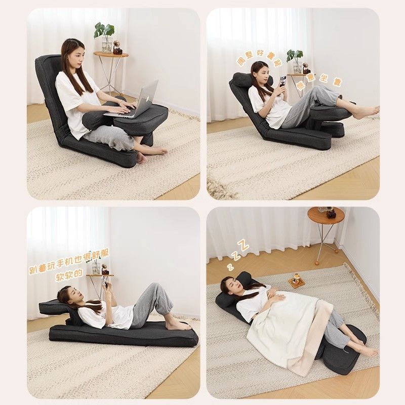 Modern Cotton-Linen Lazy Sofa Tatami