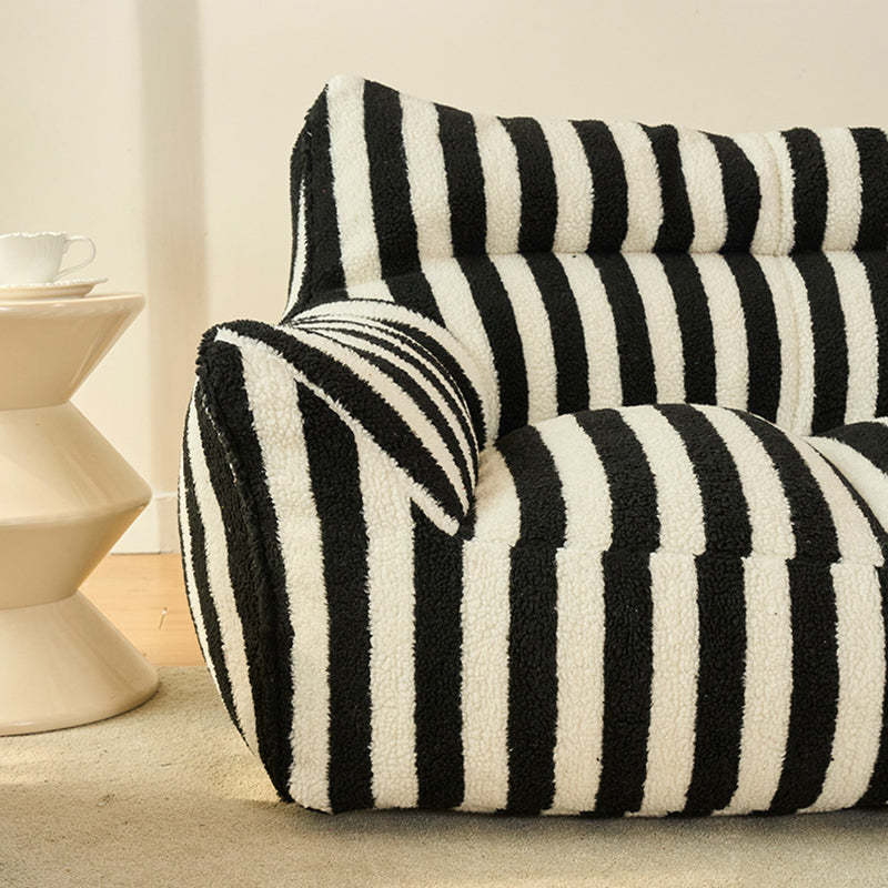 Scandinavian Teddy Fleece EPS Lazy Sofa Footrest