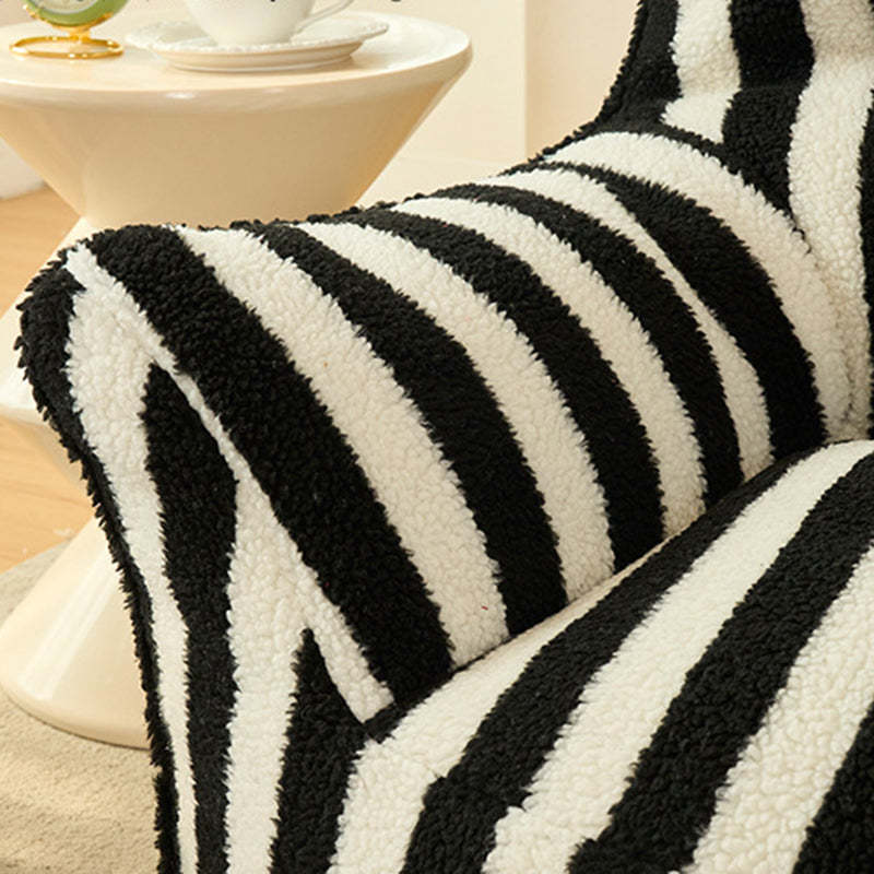 Scandinavian Teddy Fleece EPS Lazy Sofa Footrest