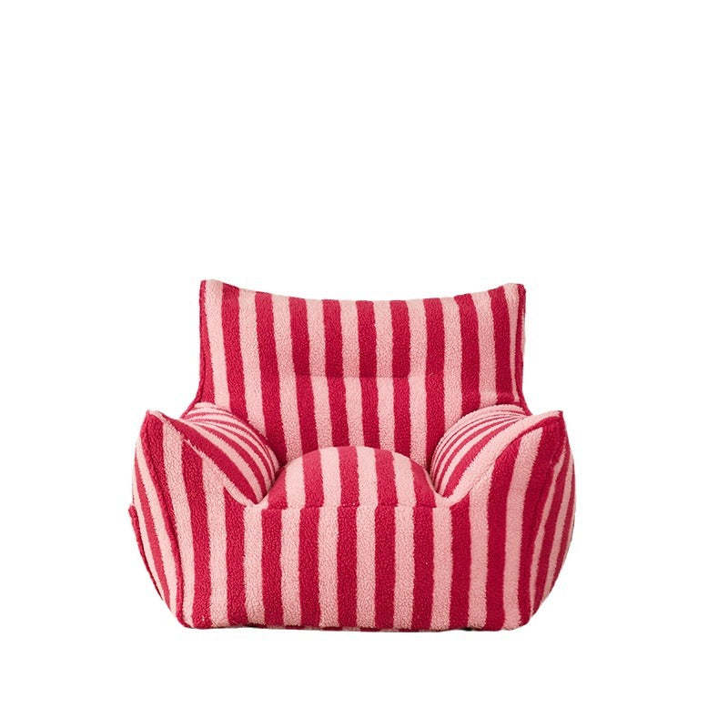 Scandinavian Teddy Fleece EPS Lazy Sofa Footrest