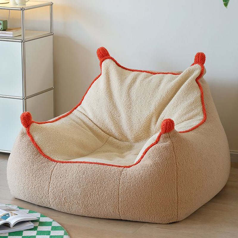 Nordic Lambswool Latex EPP Bean Bag Sofa — Footrest