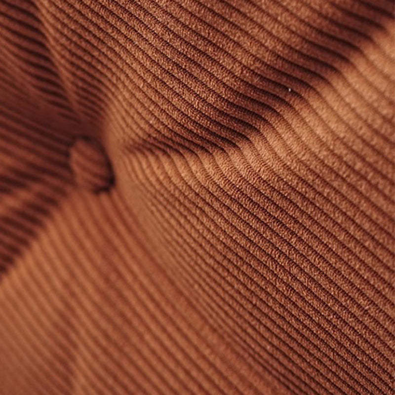 Scandinavian Corduroy Chair — Light Orange