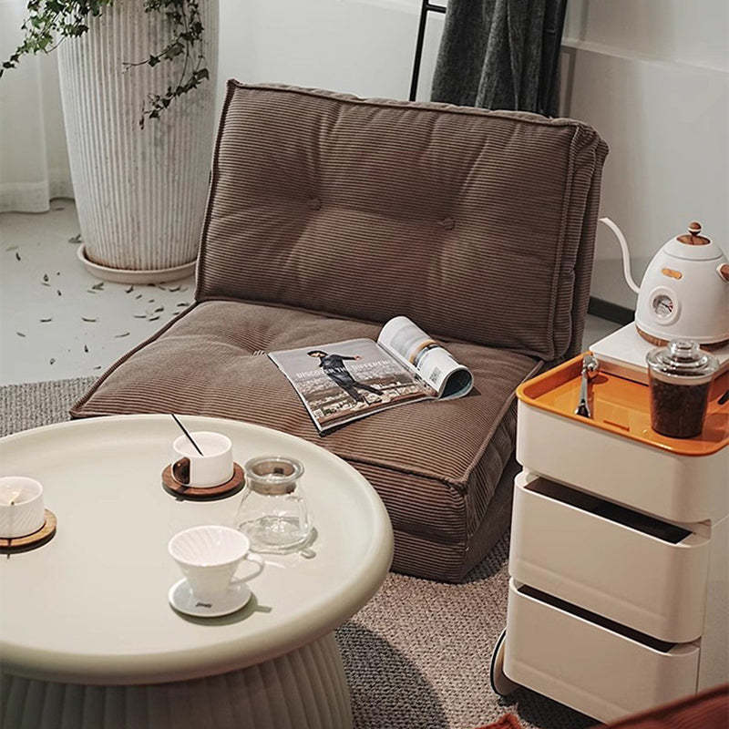 Scandinavian Corduroy Chair — Gray