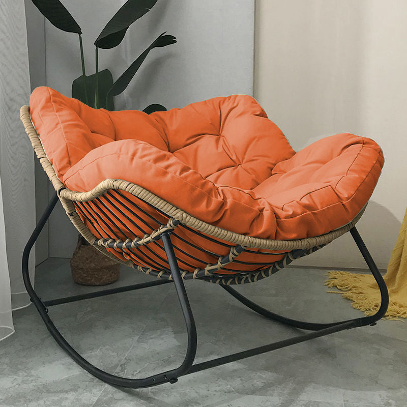 Farmhouse Weaving Velvet Chair — White