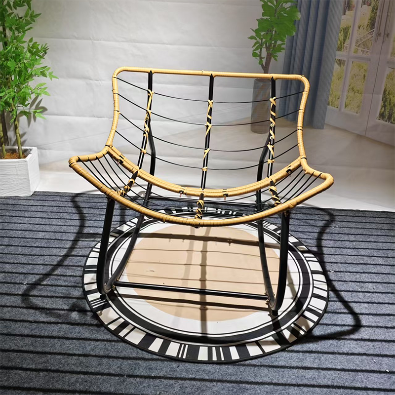 Farmhouse Weaving Velvet Chair — Gray