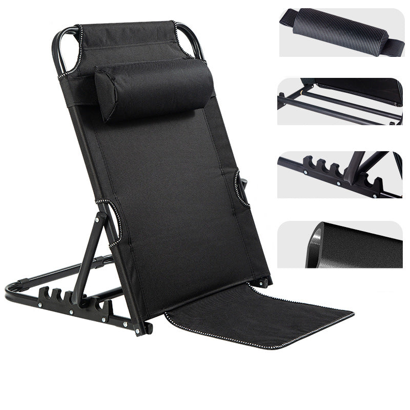 Minimalist Fabric Steel Back Chair