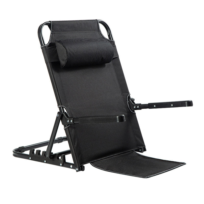 Minimalist Fabric Steel Back Chair